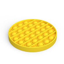 Load image into Gallery viewer, yellow circle Fidget push button pop pop sensory toy