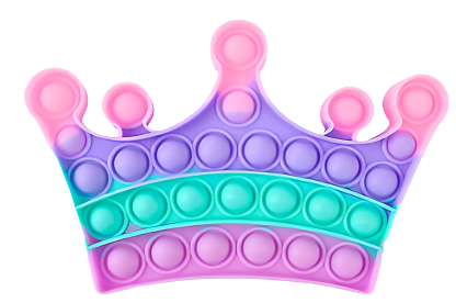 Crown bubble pop it