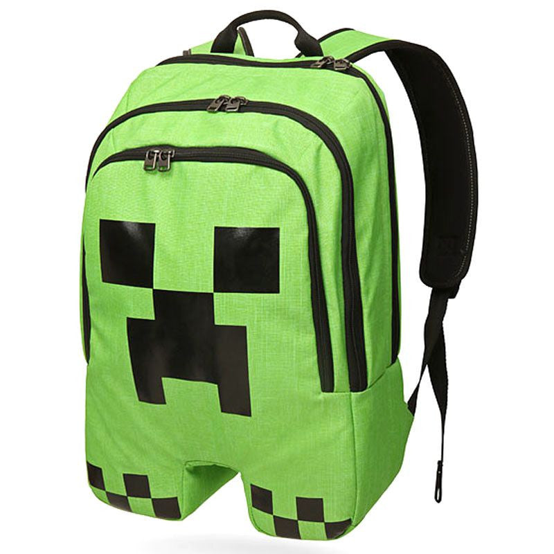 Minecraft creeper 2025 school bag