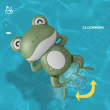 Load image into Gallery viewer, Frog wind up bath toy
