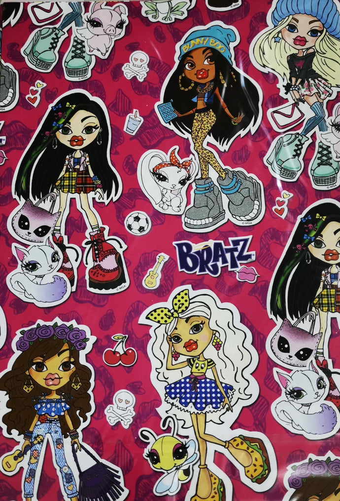 Bratz Gift Wrapping Papers and Gift Tags
