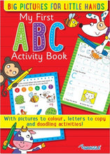 Load image into Gallery viewer, My First ABC/123/Shapes Activity Books

