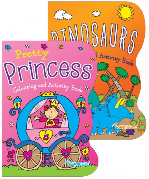 Colouring Book Dinosaurs & Princesses