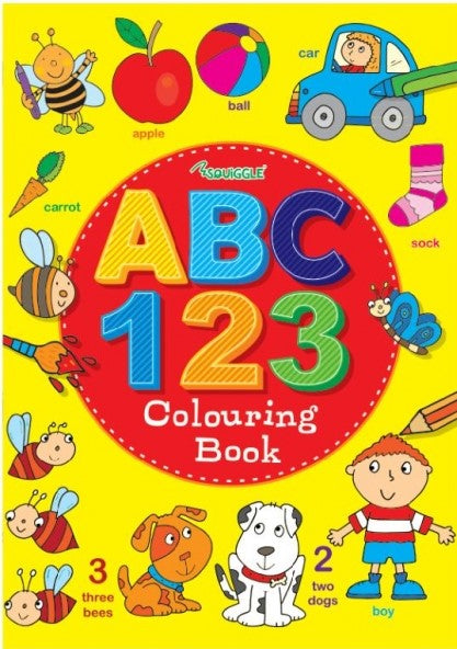 ABC 123 Colouring Book
