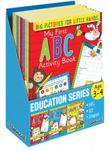 Load image into Gallery viewer, My First ABC/123/Shapes Activity Books
